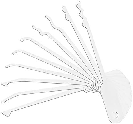 Profi Lockpick-Klingen für MULTIPICK'S Taschenmesser-Set: 10 wechselbare Lockpick-Klingen (0,5 mm)