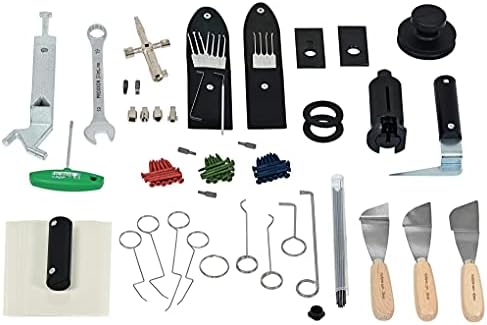 Multipick Dietrich Set Hausmeister Kiste Pro II Türöffnungswerkzeug Lockout Set im Koffer - Retter in der Not für Türschloss Haustür Öffnen für Türen - Profi Komplett Set made in Germany