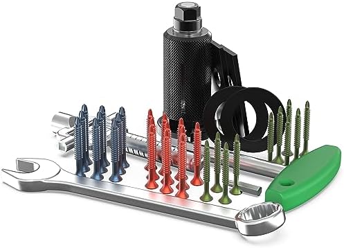 Schließzylinder-Zieh-Komplettset: Zugschrauben, Auszugs-"Glocke" & Zubehör - Alles was Sie brauchen!