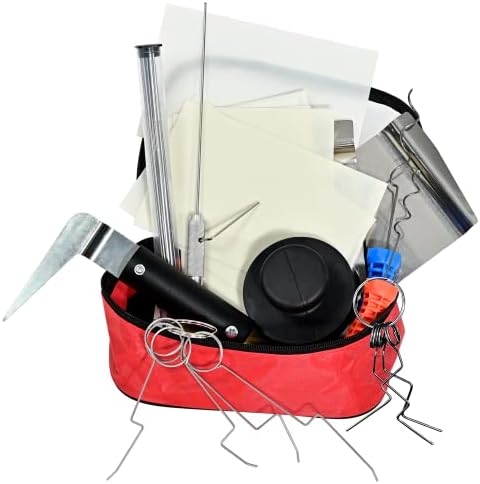 Multipick Opening Tool Super Set 40 Pieces Door Latch Tools Opening Tool for Front Door Home Door and Room Door with Door Closed - Made in Germany