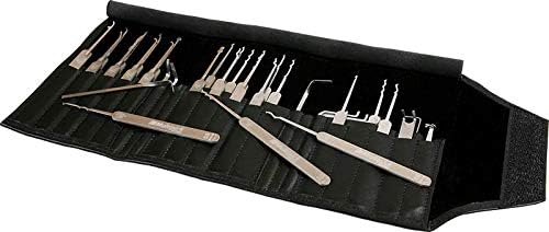 Super-Lockpicking-Set (37-tlg.) 1 Extraktor, 11 Spanner & 25 Lockpicks aus bestem Federstahl