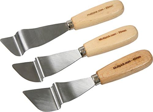 Türfallen-Öffnungsspachtel-Set: 3 Türöffner (20, 35 & 45 mm) - von Multipick