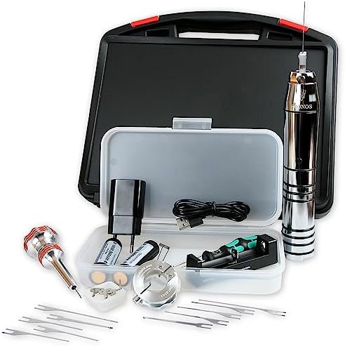 Multipick Kronos Komplettset - Made in Germany - Elektropick-Set zum Öffnen verschiedener Schlösser - Profi Werkzeug - inkl. Hartschalenkoffer