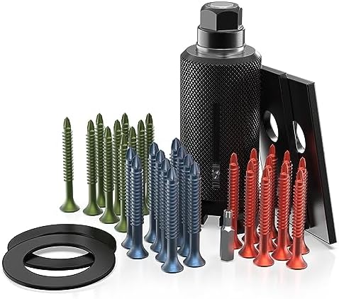 Schließzylinder-Zieh-Set: 30 solide Zugschrauben & Auszugsvorrichtung "Glocke"