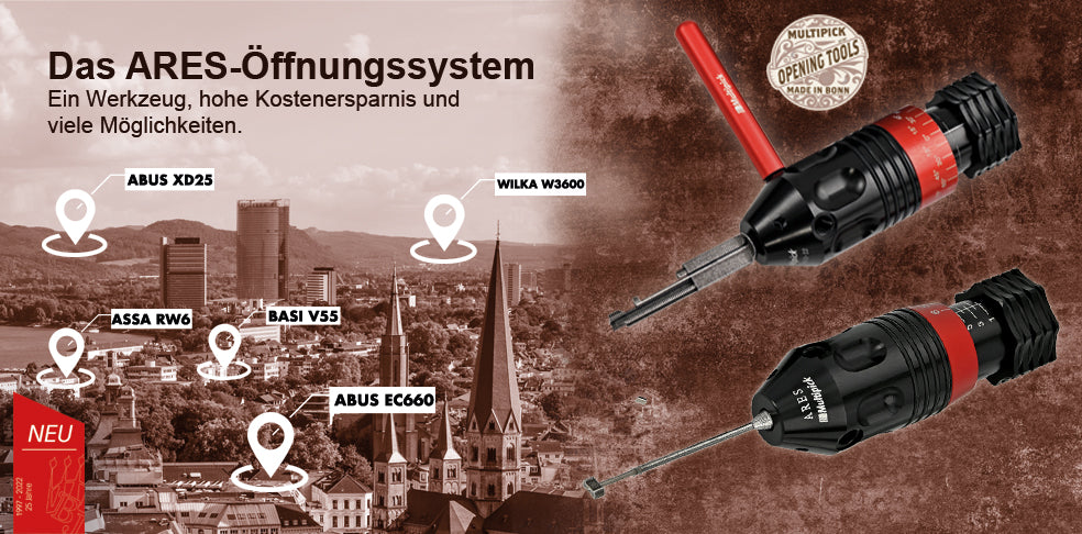 Lockpick24: ARES-Öffnungssystem Banner