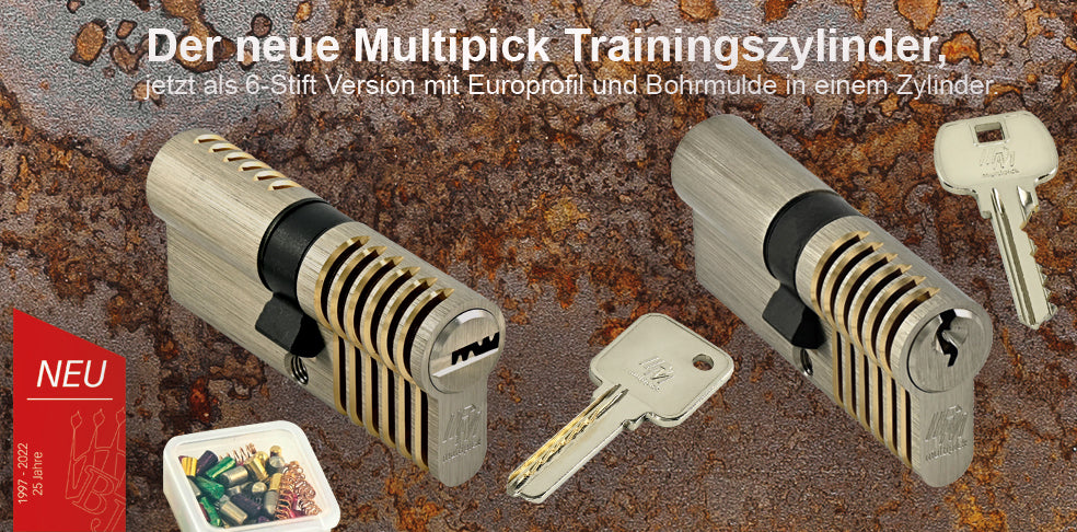 Lockpick24: Multipick Trainingszylinder Banner