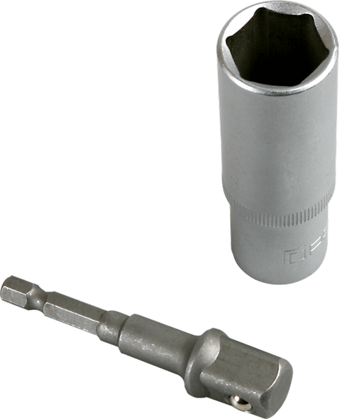 Steckschlüssel 19mm + Adapter für "Glocke" - Multipick