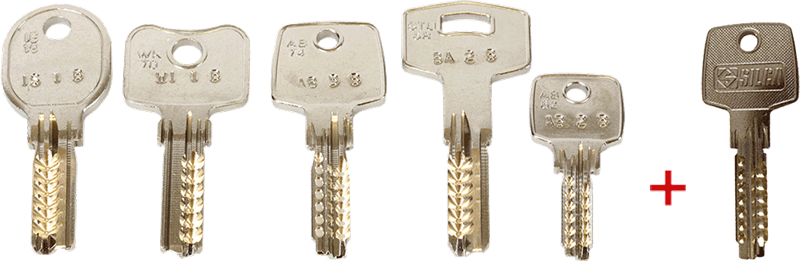 Schlagschlüsselsatz, Bohrmulden, 6-tlg. von Multipick