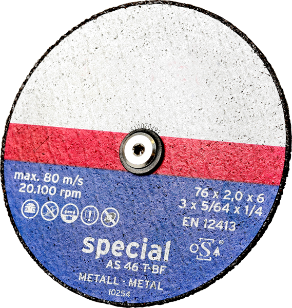 Mini-Trennscheibe AS46T-BF 76 x 2 x 6 mm-6407606