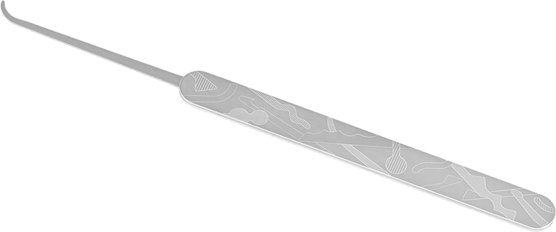 ELITE Hook tall thin Pick 0,6mm (PN65) von Multipick