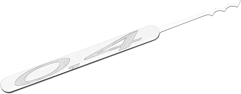 ELITE Bogota Rake - Slim Pick 0,4mm (V30) von Multipick