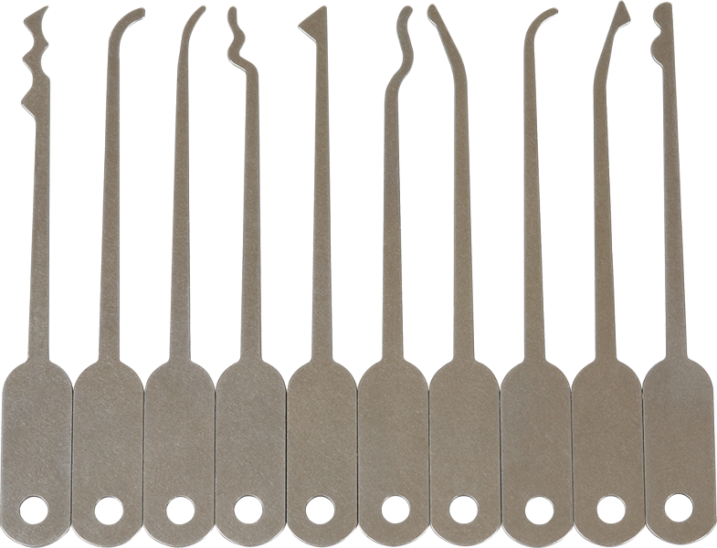 Pickklingen Set für Taschenmesser-Pick - 10-tlg. - Multipick