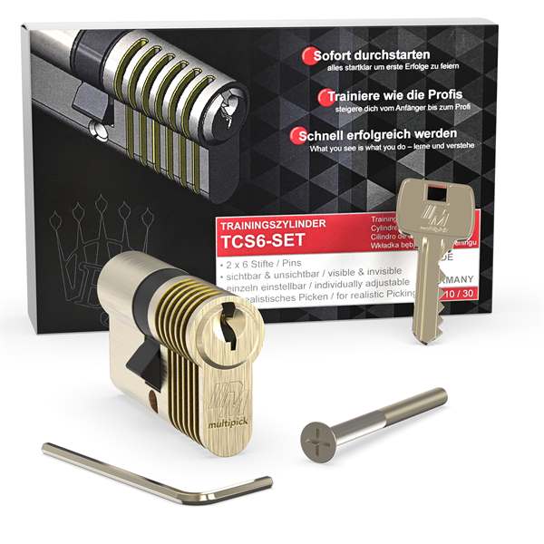 Europrofil Übungsschloss Set 6 Pin kaufen - Multipick.com