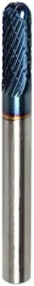 Locksmith Door Lock - Carbide Milling Cutter 6mm x 60mm - Router Bit with Face Teeth Suitable for All Steel Types of Multipick