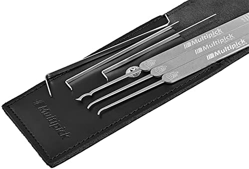 Erweiterungs-Lockpicking-Set (6-tlg.) 6 Lockpicks (0,5mm) aus bestem Federstahl