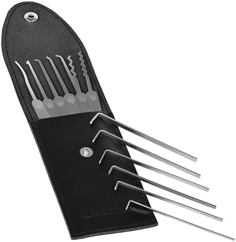 Beginner-Lockpicking-Set (14-tlg.) 8 Spanner & 6 Lockpicks aus bestem Federstahl