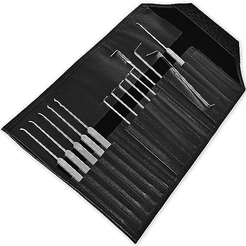 Beginner-Lockpicking-Set (14-tlg.) 8 Spanner & 6 Lockpicks aus bestem Federstahl