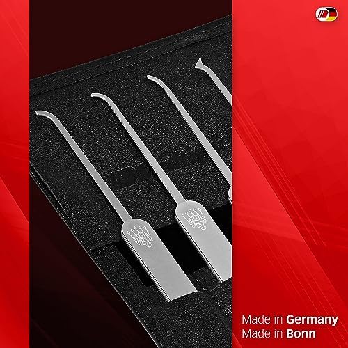 Beginner-Lockpicking-Set (14-tlg.) 8 Spanner & 6 Lockpicks aus bestem Federstahl