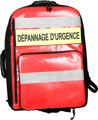 Klett-Rückenschild - FR: "Dépannage d'Urgence" von Multipick