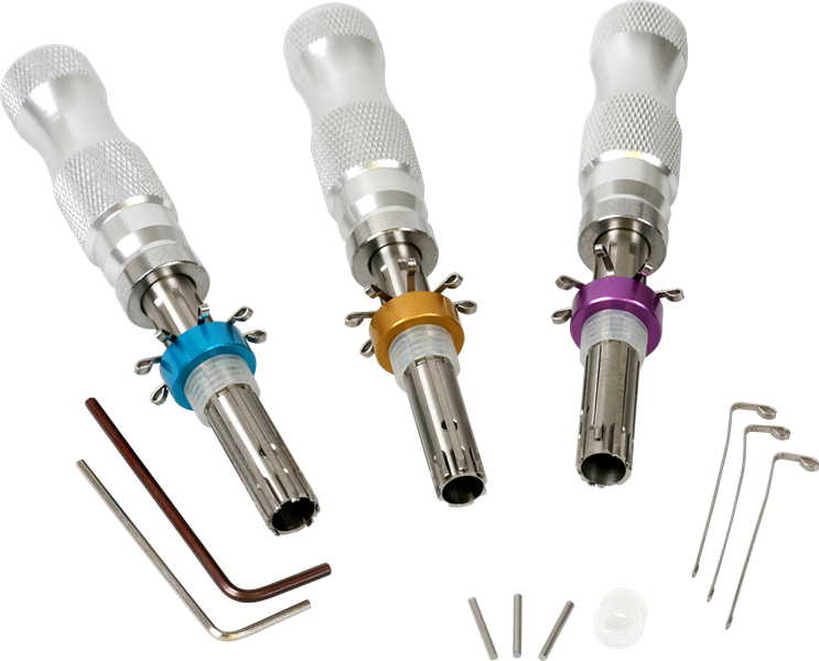 7-Stift Tubular Pick-Set 3-tlg. (Ø 7,0 / Ø 7,5 / Ø 7,8mm)