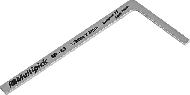 Multipick ELITE "Lock Noob's" Bohrmuldenspanner-Set, 6-tlg.