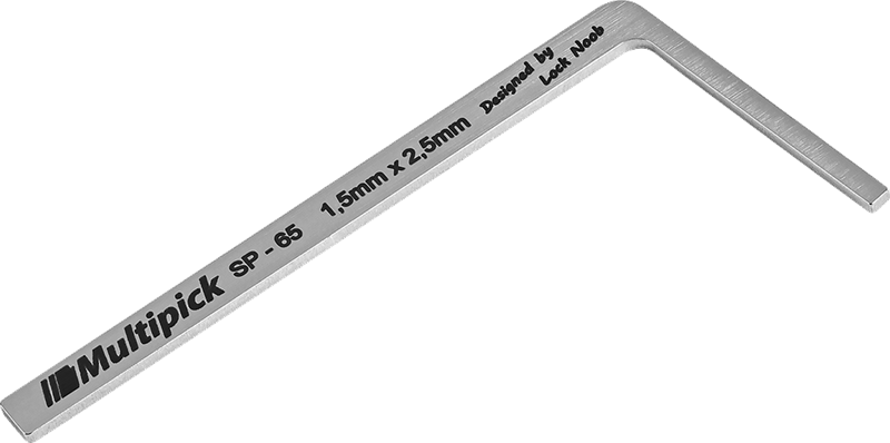 Multipick ELITE "Lock Noob's" Bohrmuldenspanner-Set, 6-tlg.