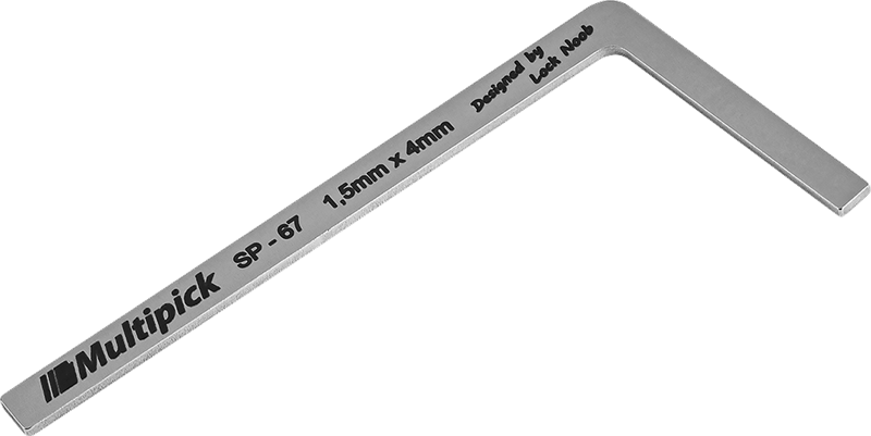 Multipick ELITE "Lock Noob's" Bohrmuldenspanner-Set, 6-tlg.