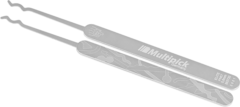 ELITE Wave rake large double cycloid Pick 0.6mm (PN67)