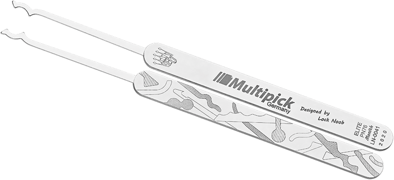 ELITE Monith Rake Pick - Lock Noob 0,6mm (PN76) - Multipick