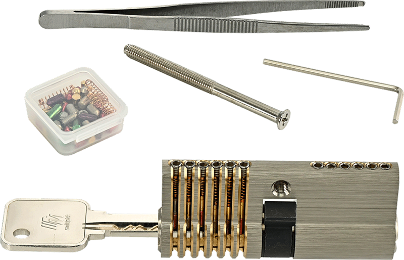 Bohrmulden Übungsschloss Set 6 Pin kaufen - Multipick.com